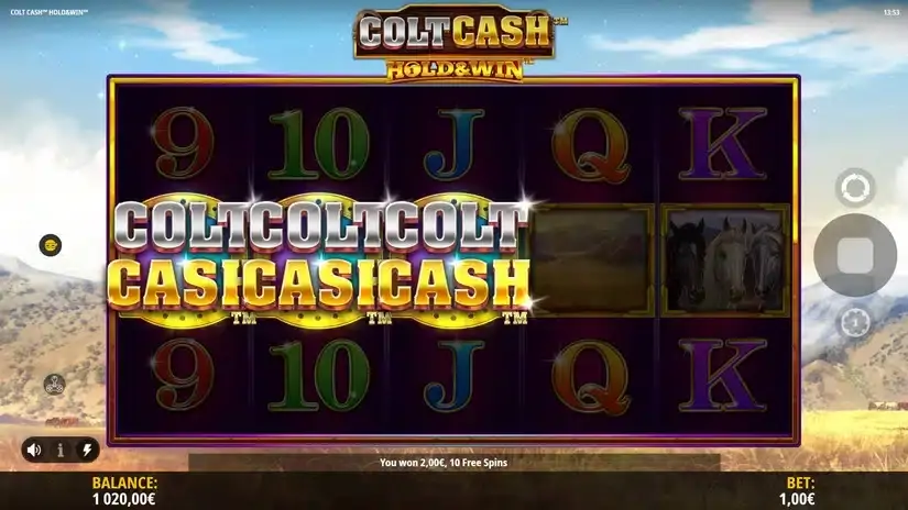 Colt Cash: Hold & Win slot screenshot 5