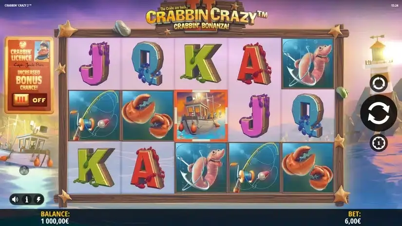 Crabbin’ Crazy 2 slot screenshot 