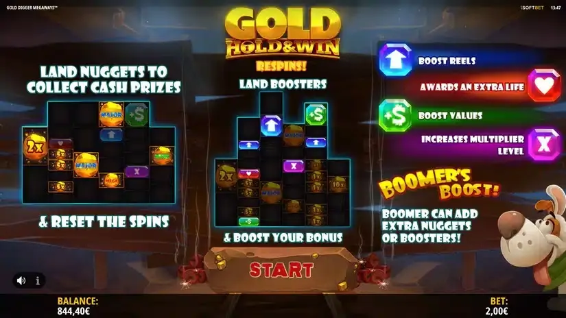 Gold Digger Megaways slot screenshot 4