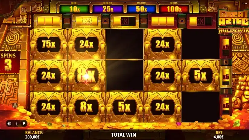 Great Aztec slot screenshot 