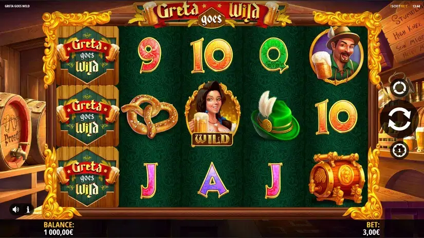 Greta Goes Wild slot screenshot 1