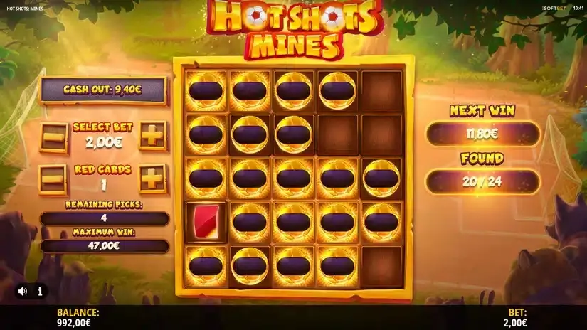 Hot Shots: Mines slot screenshot