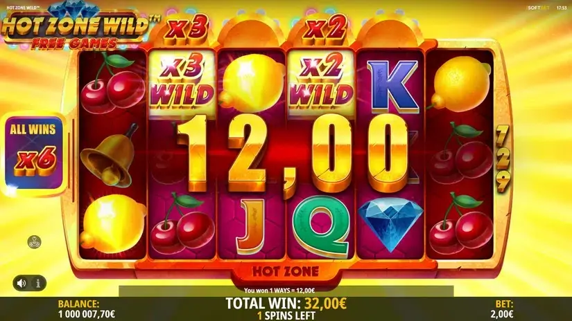 Hot Zone Wild slot screenshot 8