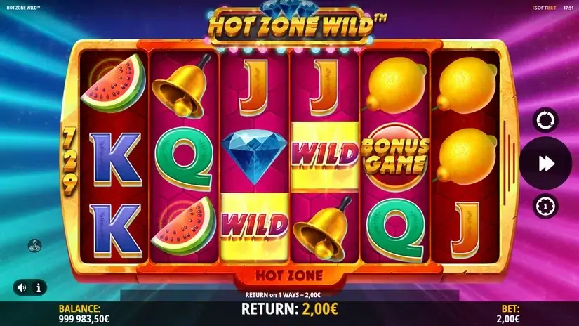 Hot Zone Wild slot screenshot 3