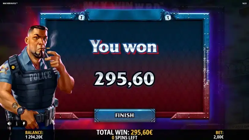 Max Win W.P.D slot screenshot 