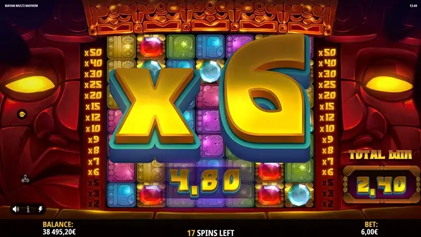 Mayan Multi Mayhem slot screenshot 6
