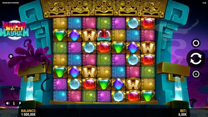 Mayan Multi Mayhem slot screenshot 1
