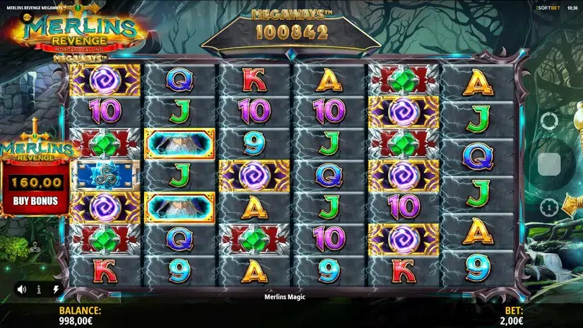 Merlin’s Revenge Megaways slot screenshot 3