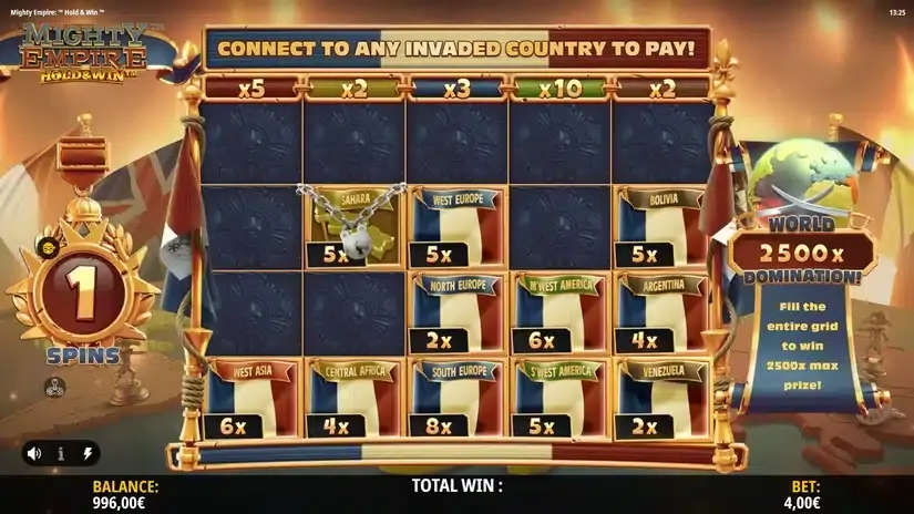 Mighty Empire Hold & Win slot screenshot 4
