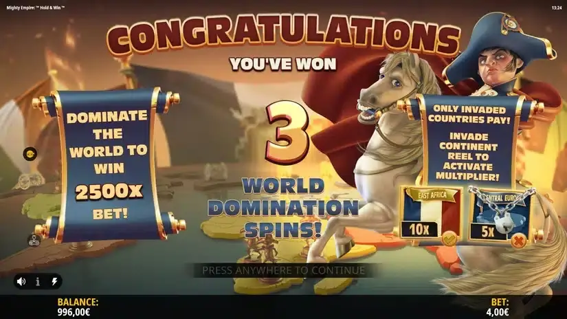 Mighty Empire Hold & Win slot screenshot 3