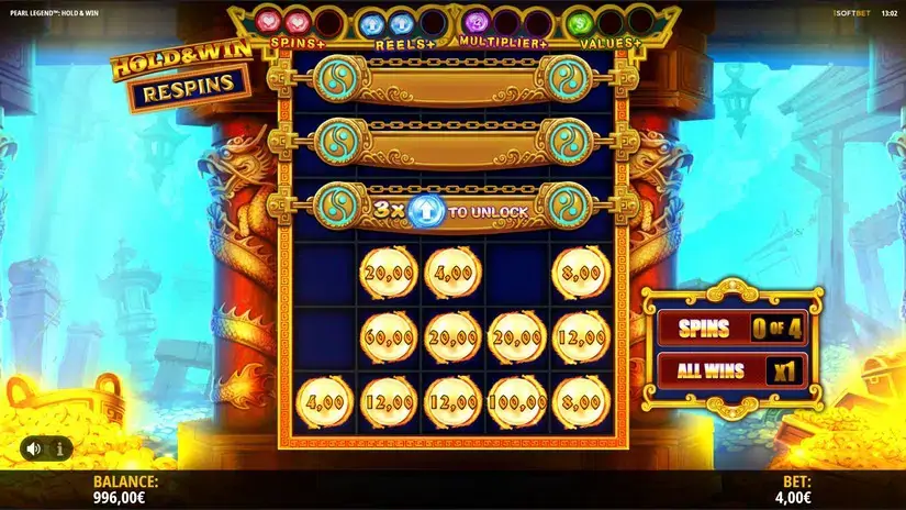 Pearl Legend: Hold&Win slot screenshot 5
