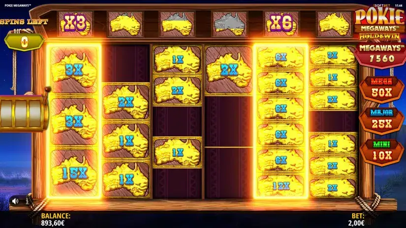 Pokie Megaways slot screenshot 5