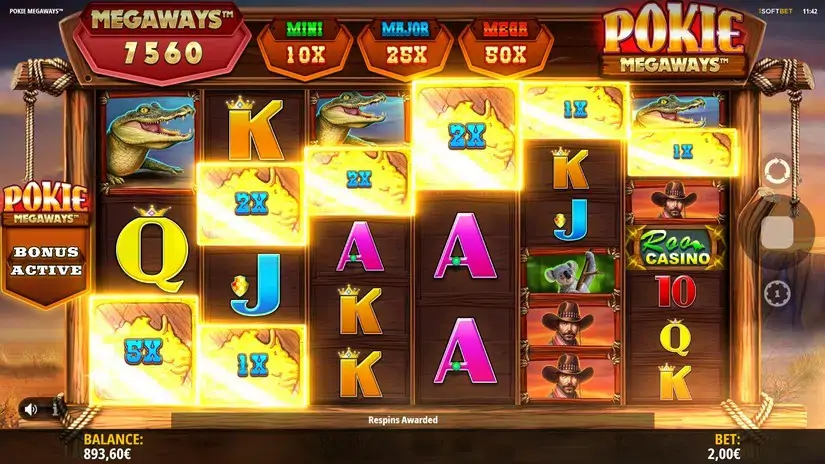 Pokie Megaways slot screenshot 3