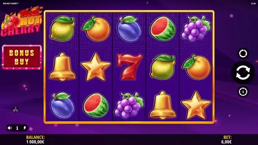 Red Hot Cherry slot screenshot 1