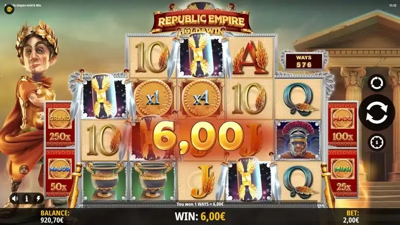 Republic Empire: Hold & Win slot screenshot 4