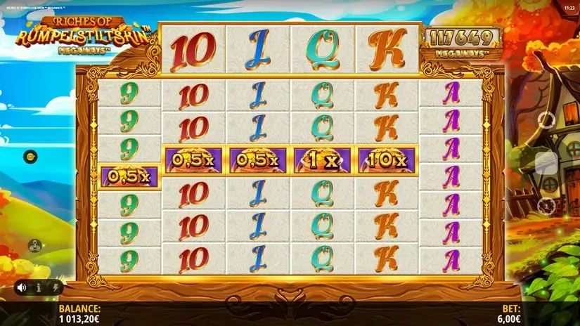 Riches of Rumpelstiltskin Megaways slot screenshot 4