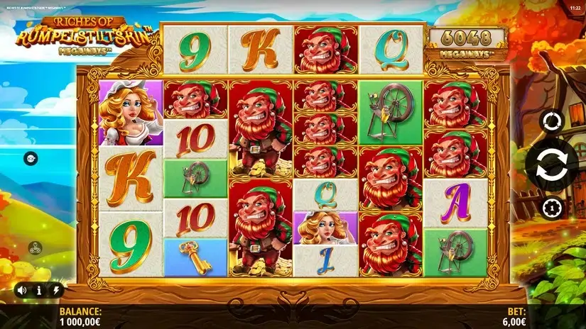 Riches of Rumpelstiltskin Megaways slot screenshot 1