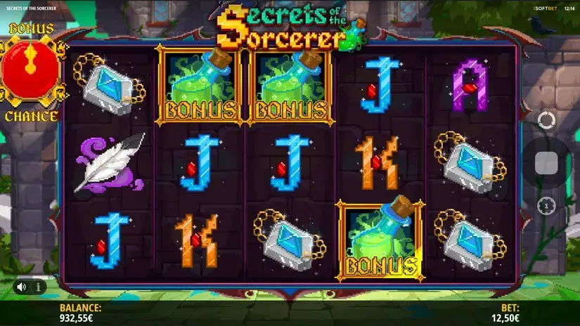 Secrets Of The Sorcerer slot screenshot 3