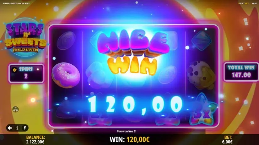 Stars n’ Sweets Hold & Win slot screenshot 7