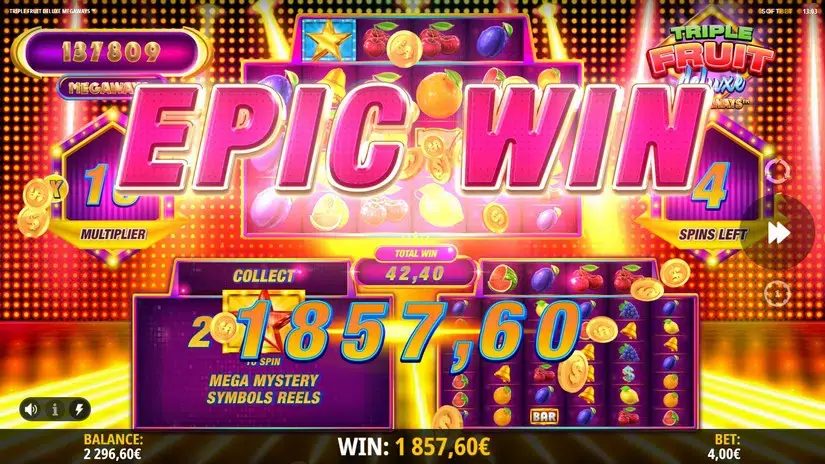 Triple Fruit Deluxe Megaways slot screenshot 8