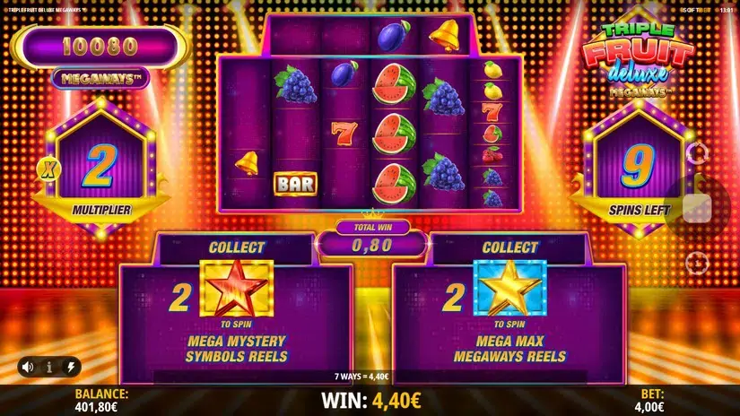 Triple Fruit Deluxe Megaways slot screenshot 5