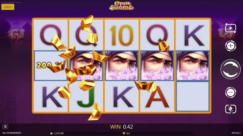 Open Sesame slot screenshot 2
