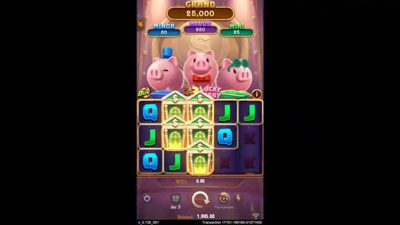 3 Lucky Piggy slot screenshot 3