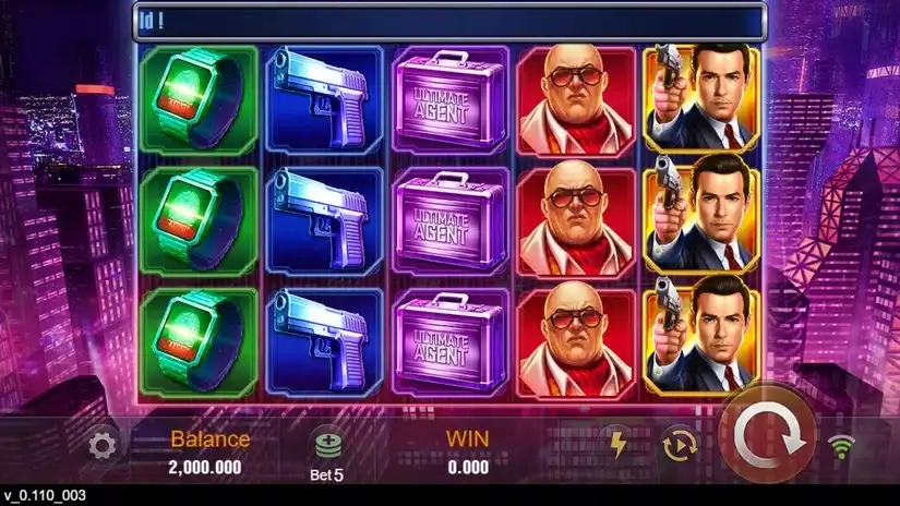 Agent Ace slot screenshot 1