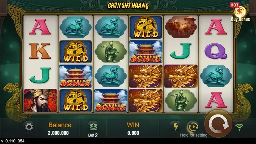 Chin Shi Huang slot screenshot 
