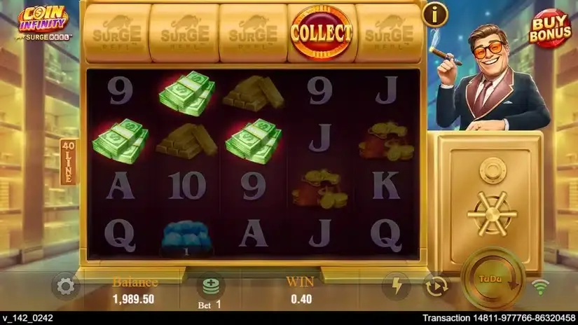 Coin infinity Surge Reel slot screenshot 3