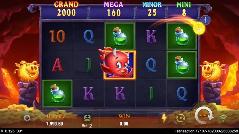 Devil Fire 2 slot screenshot 3