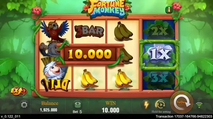 Forfune Monkey slot screenshot 3