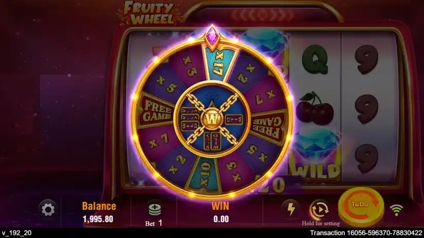 Fruity Wheel slot screenshot 3