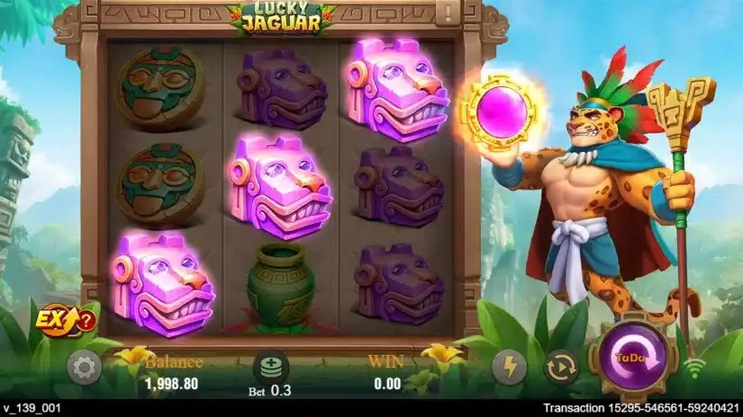 Lucky Jaguar slot screenshot 2