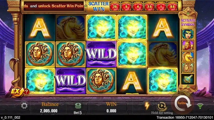 Medusa slot screenshot 3