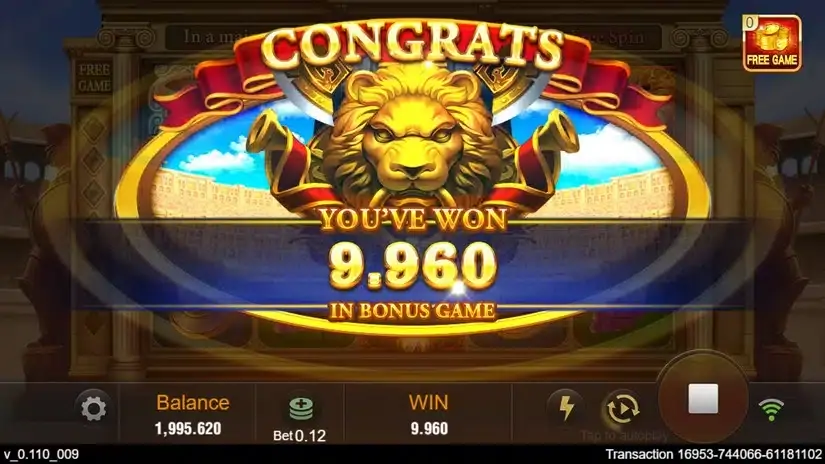 Roma X slot screenshot 6