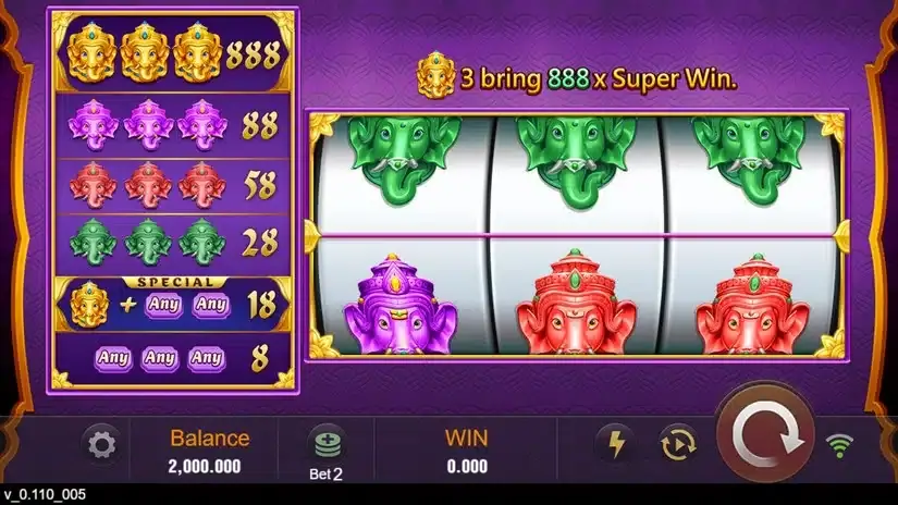 Super Rich slot screenshot 1