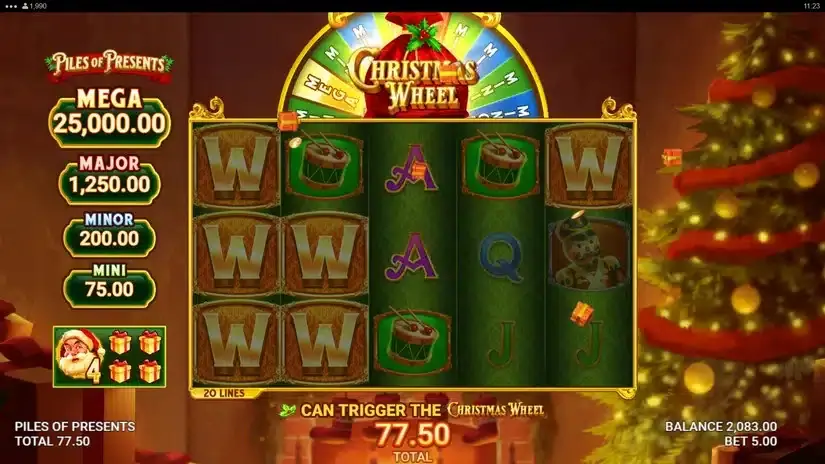 Piles of Presents slot screenshot 5