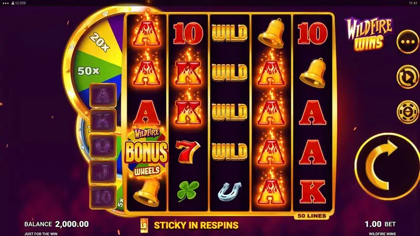 Wildfire Wins slot screenshot 1