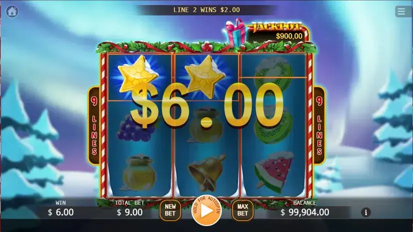 Santa Bumble Bee slot screenshot 3