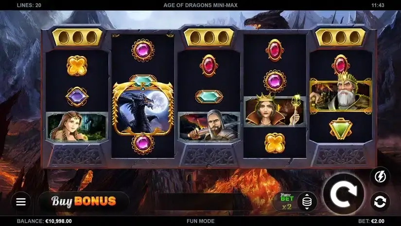 Age of Dragons Mini Max slot screenshot 1