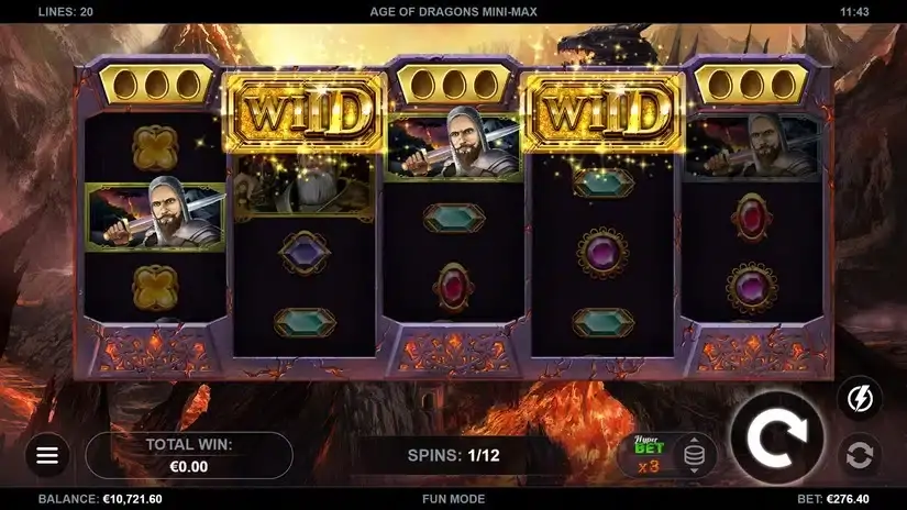 Age of Dragons Mini Max slot screenshot 3