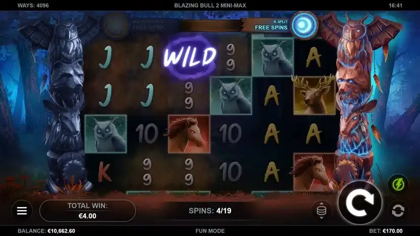 Blazing Bull 2 Mini-Max slot screenshot 