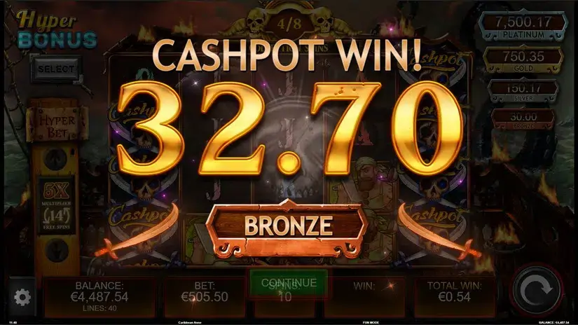 Caribbean Anne slot screenshot 5