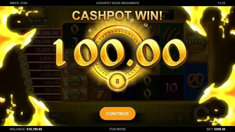 Cashpot Kegs Megaways slot screenshot 5