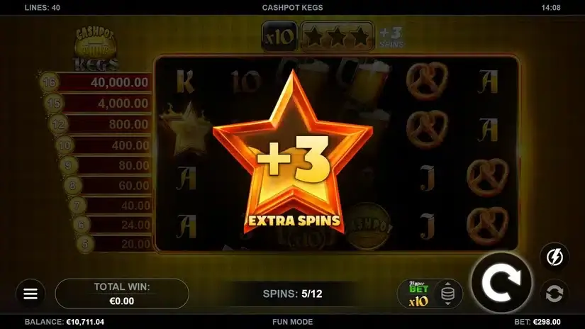 Cashpot Kegs slot screenshot 5
