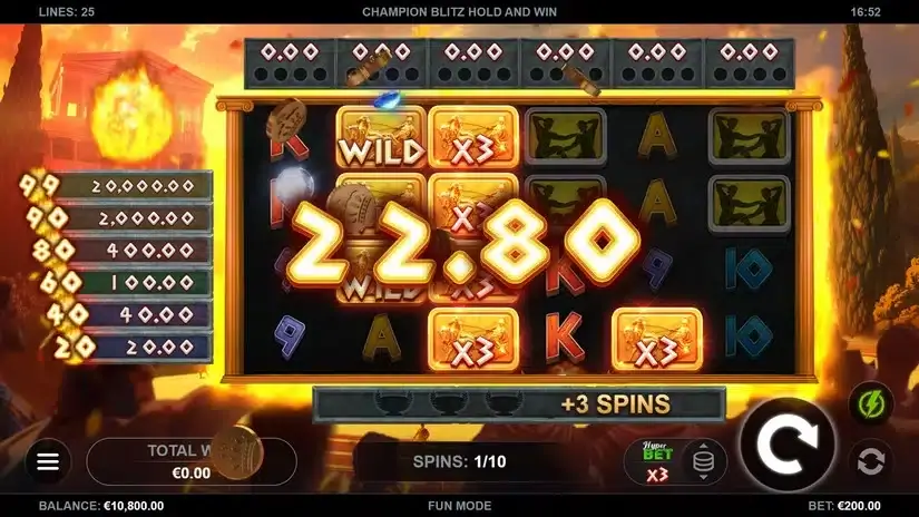 Champion Blitz Hold and Win slot screenshot 3