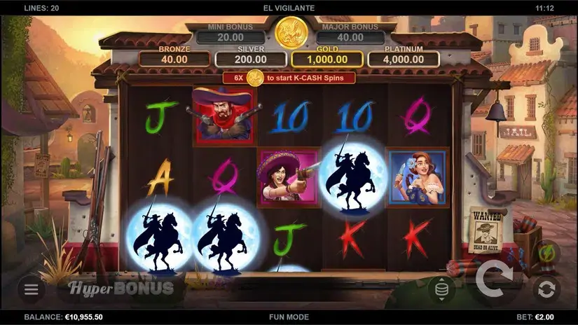 El Vigilante slot screenshot 2