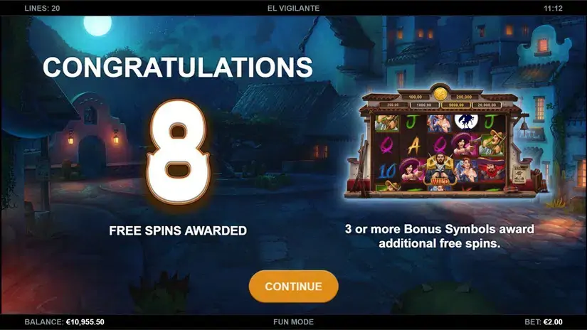 El Vigilante slot screenshot 3
