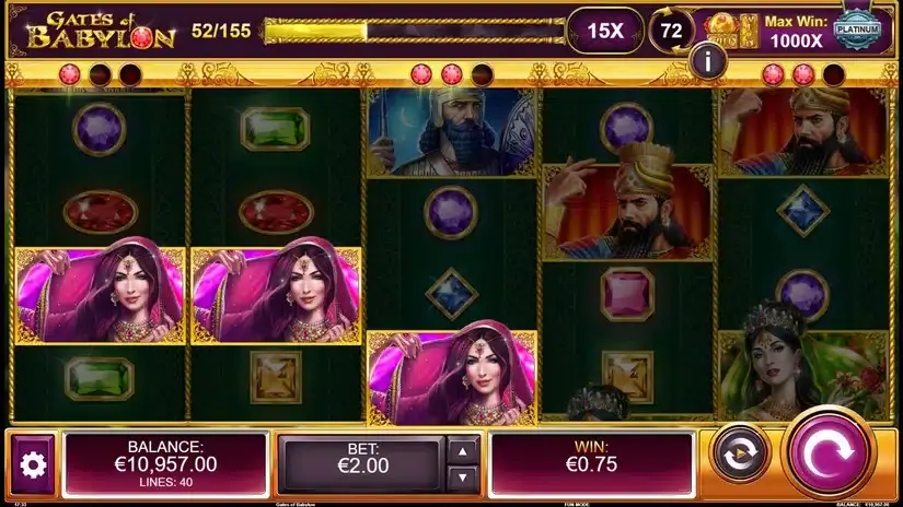 Gates of Babylon slot screenshot 4